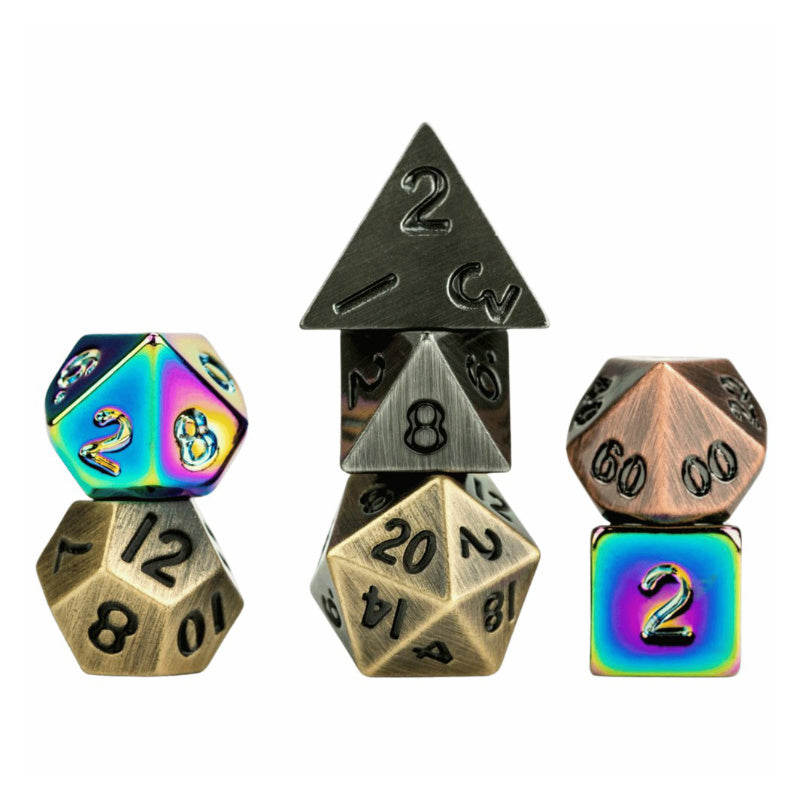 Fanroll Mystery Misfit Mini Metal Polyhedral Dice Set Blind Bag