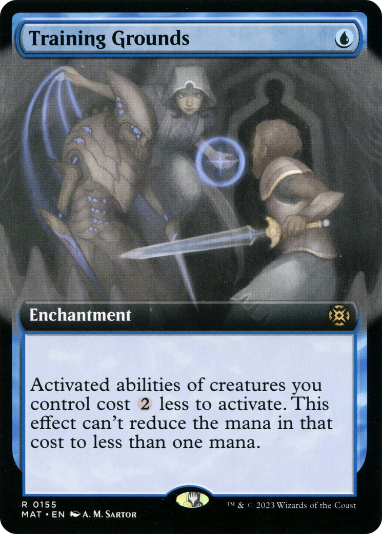 Training Grounds (Extended Art) (MAT-155) - March of the Machine: The Aftermath - Magic The Gathering