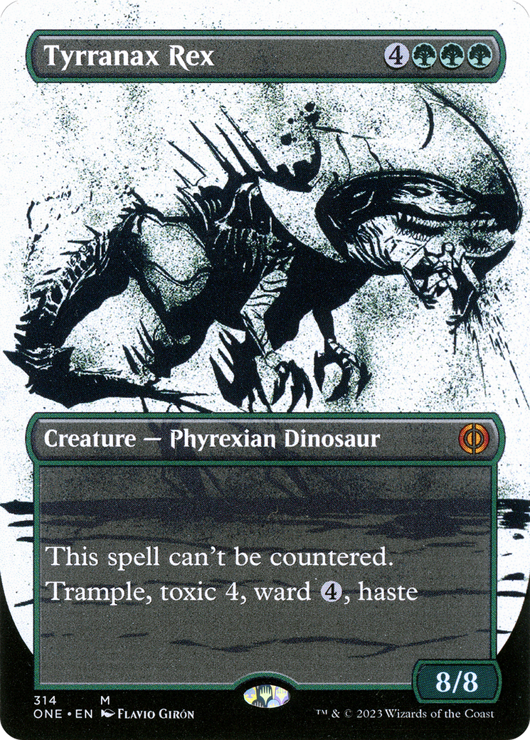 Tyrranax Rex (Showcase) (ONE-314) - Phyrexia: All Will Be One - Magic The Gathering