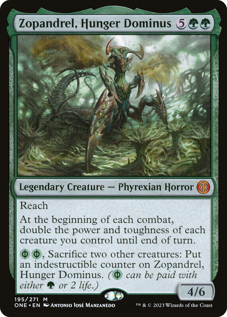Zopandrel, Hunger Dominus (ONE-195) - Phyrexia: All Will Be One - Magic The Gathering