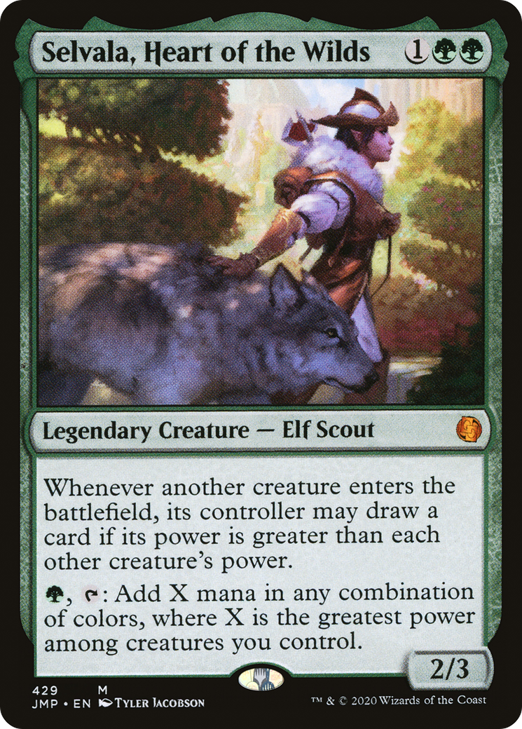 Selvala, Heart of the Wilds (JMP-429) - Jumpstart - Magic The Gathering