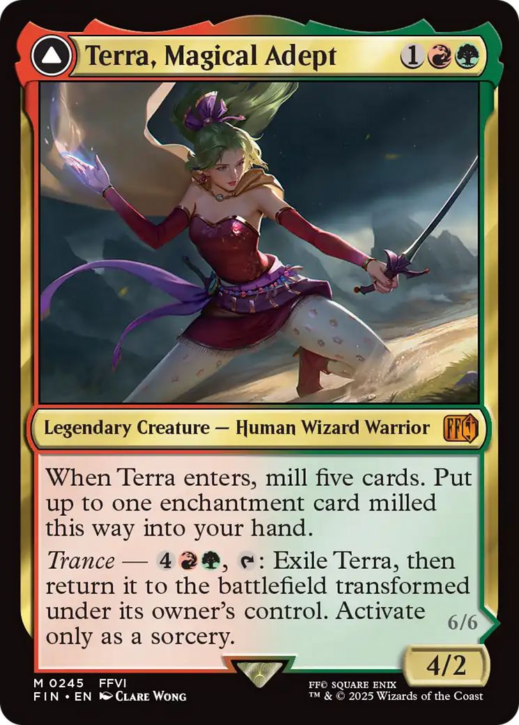 Terra, Magical Adept // Esper Terra (FIN-245) - FINAL FANTASY - Magic The Gathering