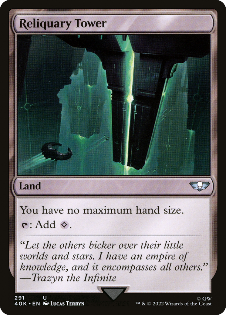 Reliquary Tower (40K-291) - Warhammer 40,000 Commander - Magic The Gathering