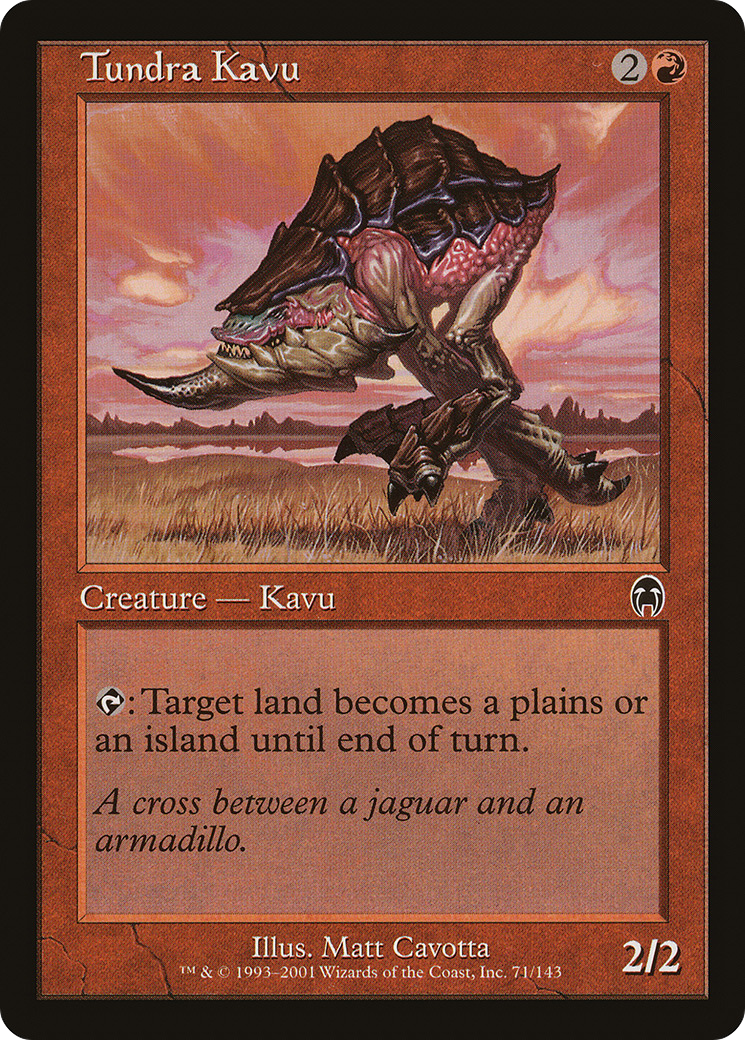 FOIL Tundra Kavu (APC-071) - Apocalypse - Magic The Gathering