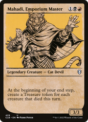 FOIL Mahadi, Emporium Master (Showcase) (CLB-429) - Commander Legends: Battle for Baldur's Gate: (Showcase) - Magic The Gathering