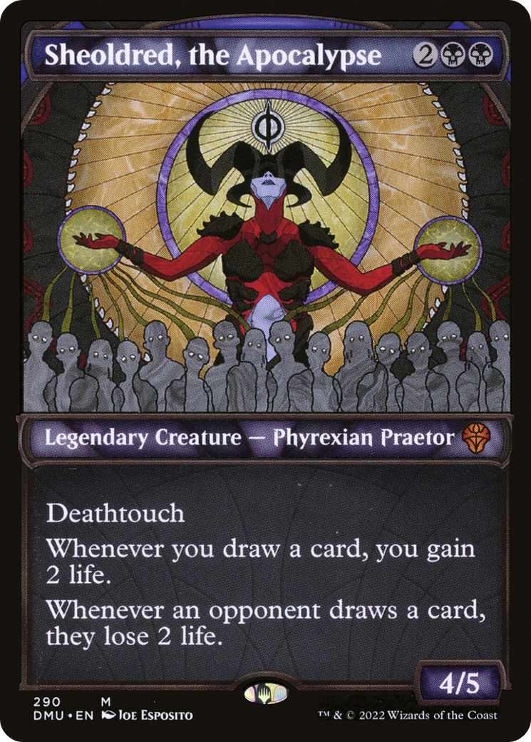 FOIL Sheoldred, the Apocalypse (Showcase) (DMU-290) - Dominaria United - Magic The Gathering