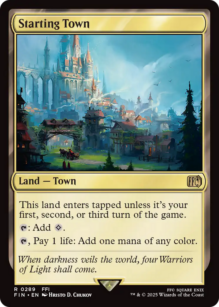 Starting Town (FIN-289) - FINAL FANTASY - Magic The Gathering