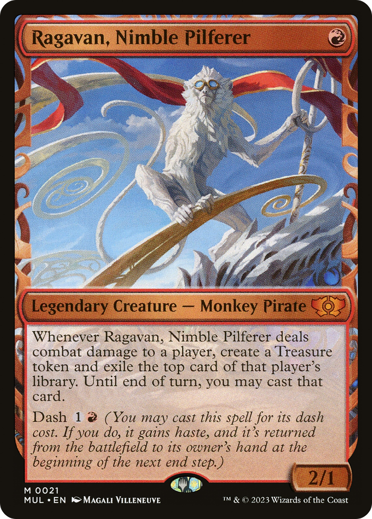 FOIL Ragavan, Nimble Pilferer (MUL-021) - Multiverse Legends - Magic The Gathering