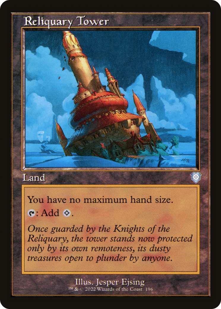 Reliquary Tower (Retro Frame) (BRC-196) - The Brothers' War Commander - Magic The Gathering
