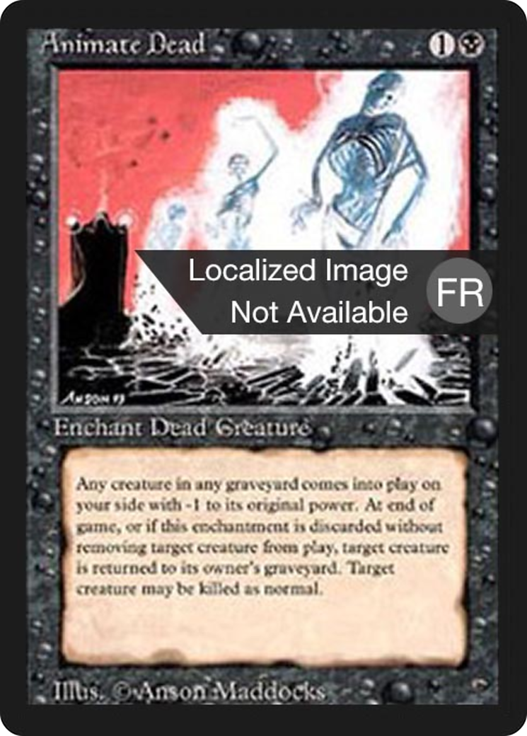 Animate Dead (FBB-) - Foreign Black Border - Magic The Gathering