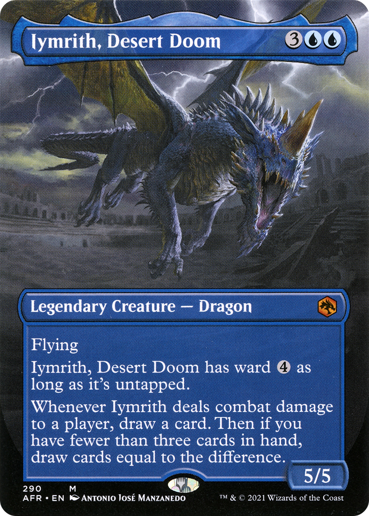 Iymrith, Desert Doom (Borderless) (AFR-290) - Adventures in the Forgotten Realms - Magic The Gathering