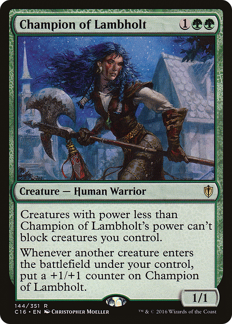 Champion of Lambholt (C16-144) - Commander 2016 - Magic The Gathering