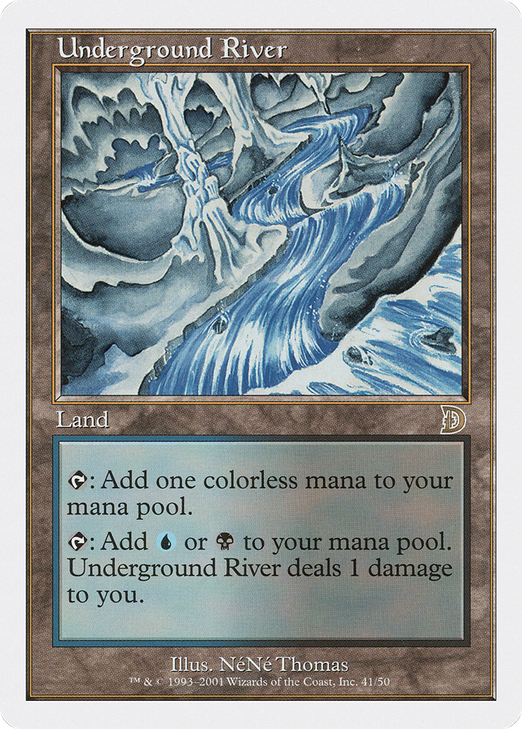 Underground River (DKM-041) - Deckmasters - Magic The Gathering