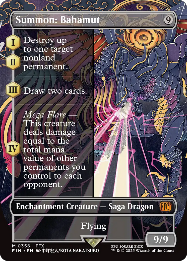 Summon: Bahamut (FIN-356) - FINAL FANTASY - Magic The Gathering