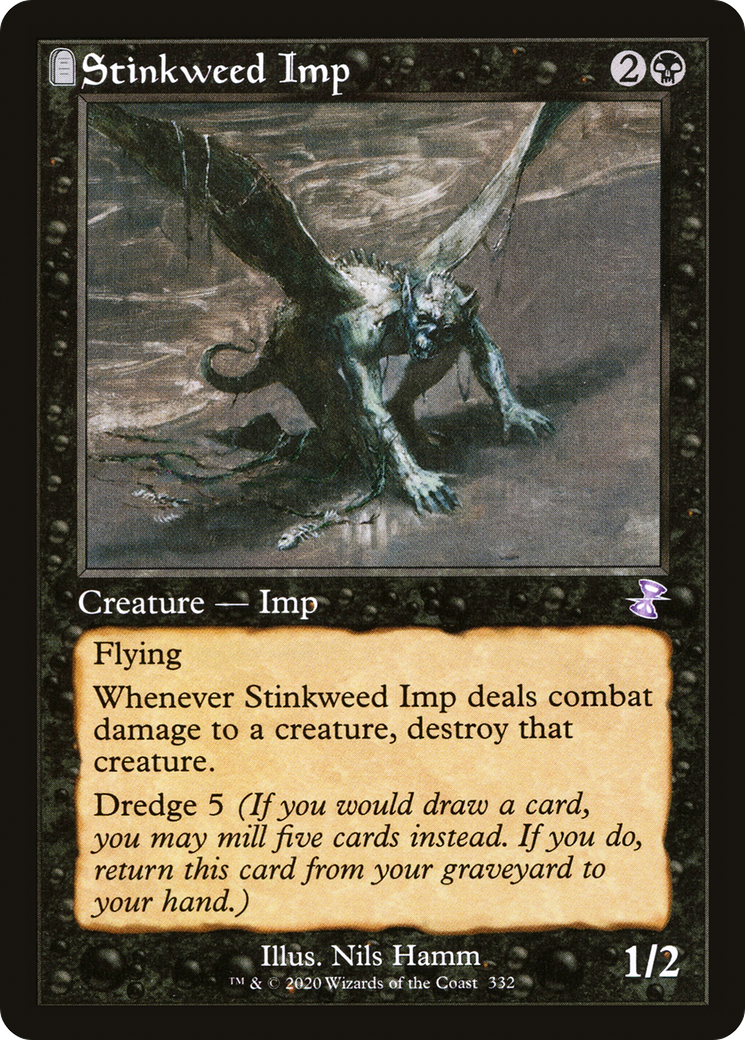 FOIL Stinkweed Imp (TSR-332) - Time Spiral Remastered - Magic The Gathering