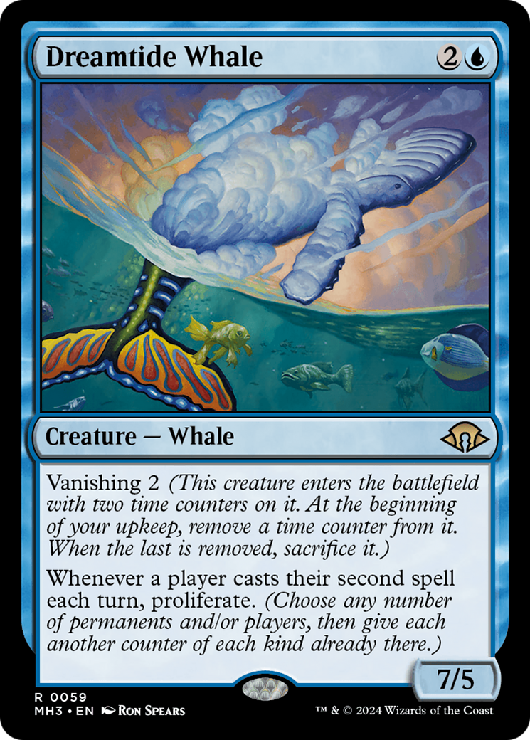 Dreamtide Whale (MH3-059) - Modern Horizons 3 - Magic The Gathering