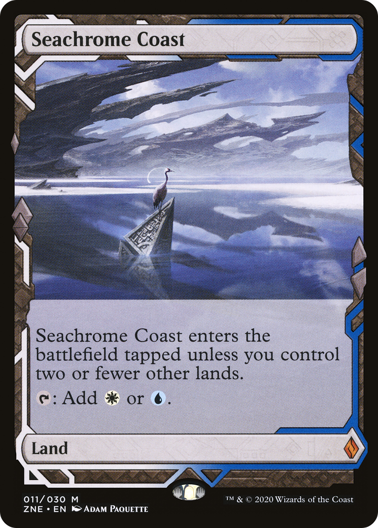 FOIL Seachrome Coast (ZNE-011) - Zendikar Rising Expeditions - Magic The Gathering