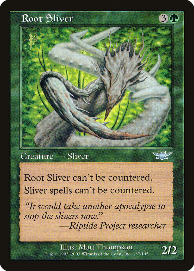 FOIL Root Sliver (LGN-137) - Legions - Magic The Gathering