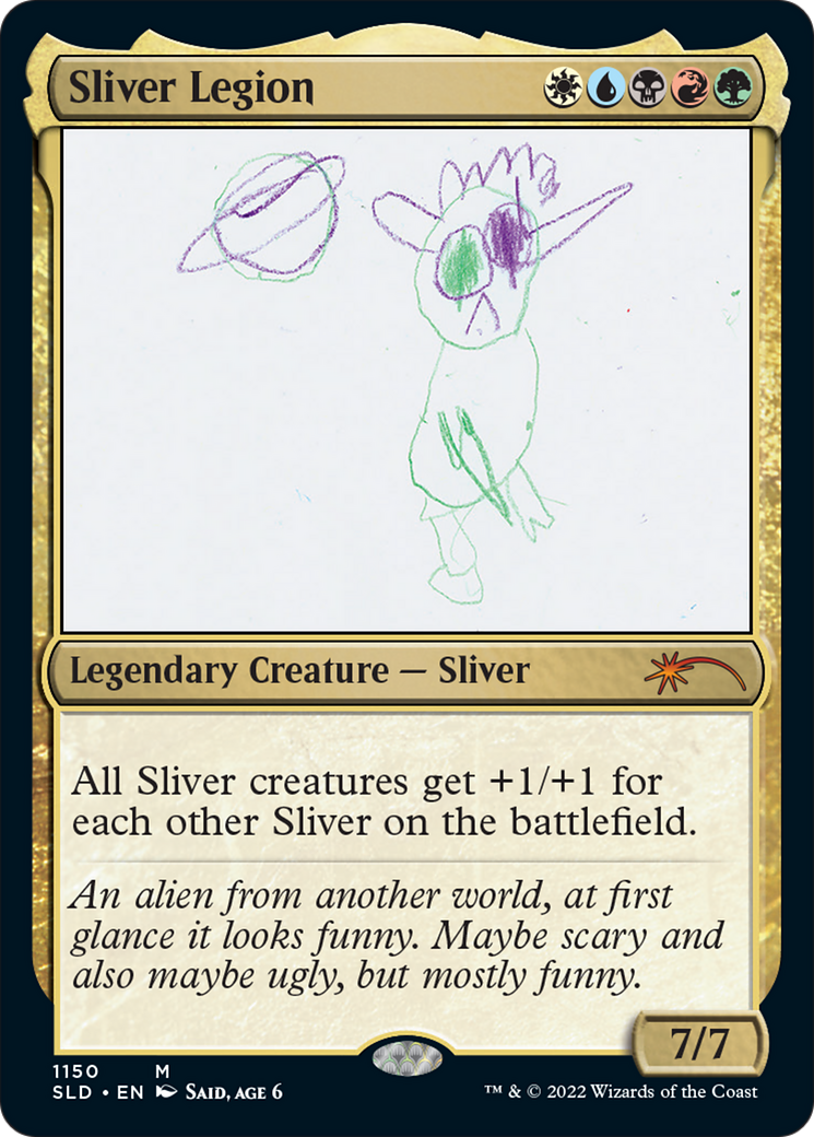 FOIL Sliver Legion (1150) (SLD-1150) - Secret Lair Drop - Magic The Gathering
