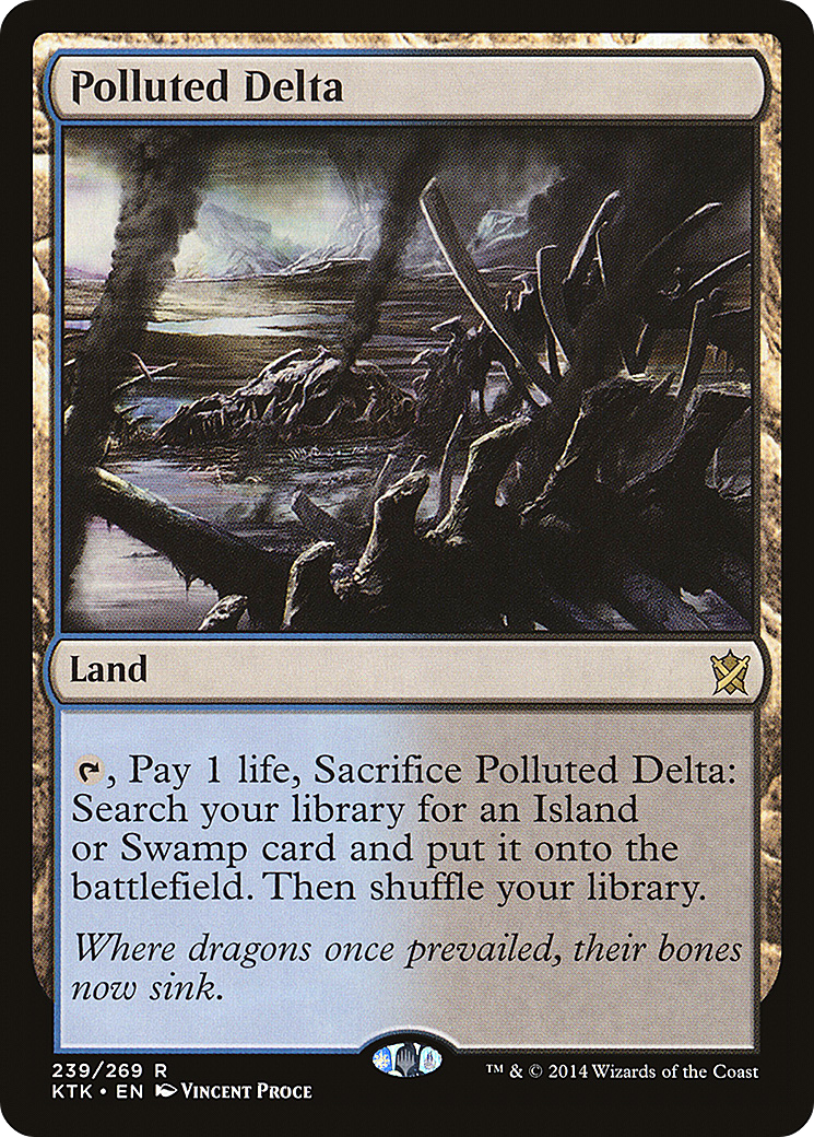 Polluted Delta (KTK-239) - Khans of Tarkir - Magic The Gathering
