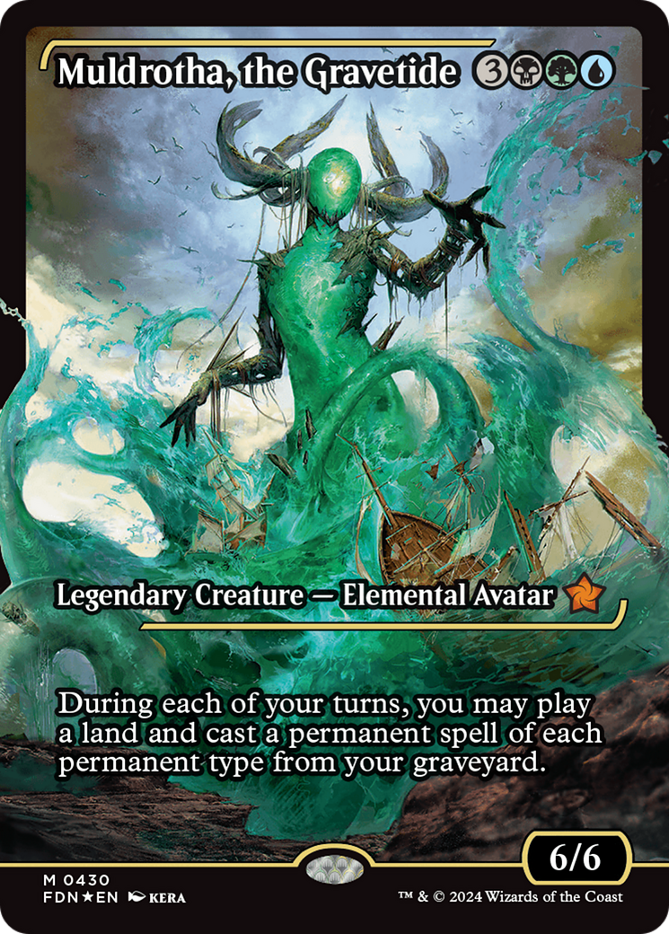 FOIL Muldrotha, the Gravetide (FDN-430) - Foundations - Magic The Gathering