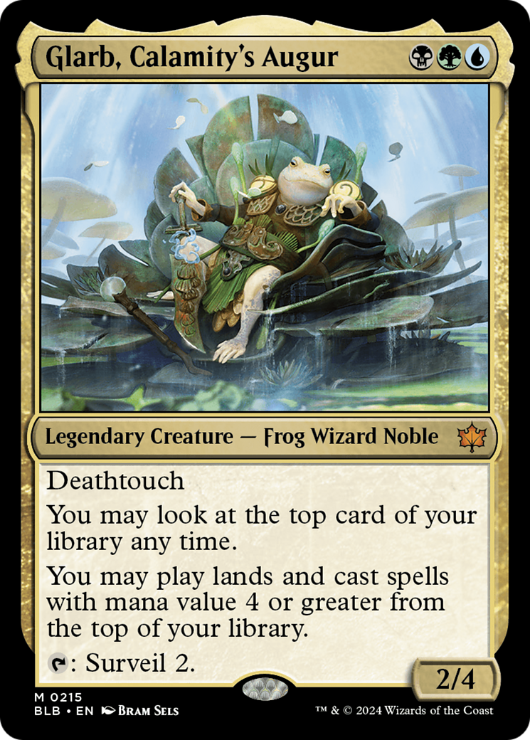 FOIL Glarb, Calamity's Augur (BLB-215) - Bloomburrow - Magic The Gathering