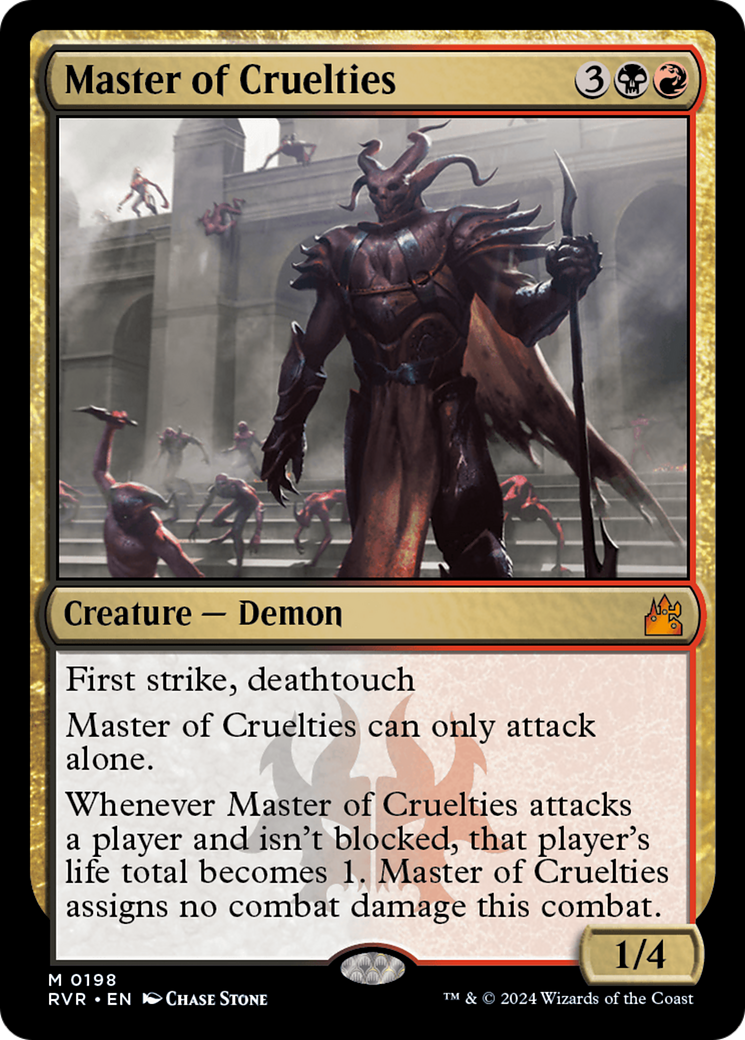 Master of Cruelties (RVR-198) - Ravnica Remastered - Magic The Gathering