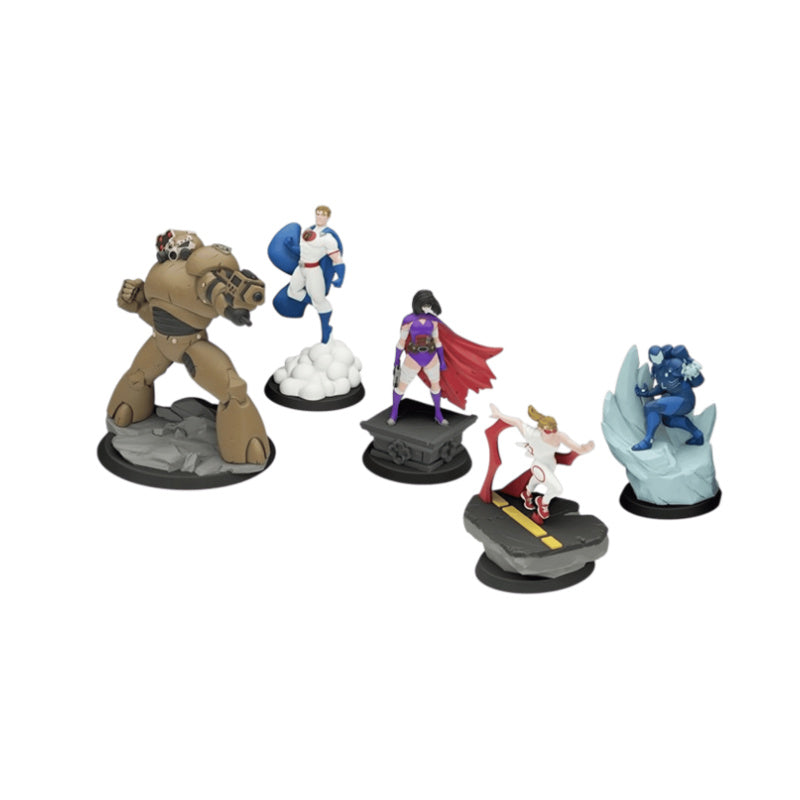 Freedom Five Core Game Kickstarter Edition - Painted
