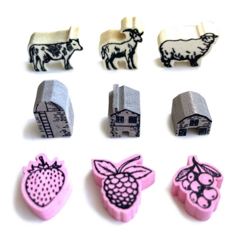 Fromage Upgraded Wood Tokens