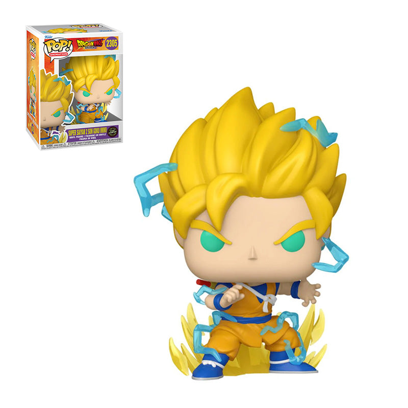 Funko Pop! Dragon Ball Daima Super Saiyan 2 Son Goku #2305 Chase w/ Protector