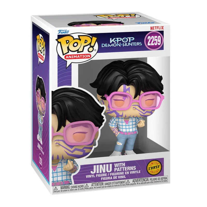 Funko Pop KPop Demon Hunters Jinu With Patterns Chase w/ Protector