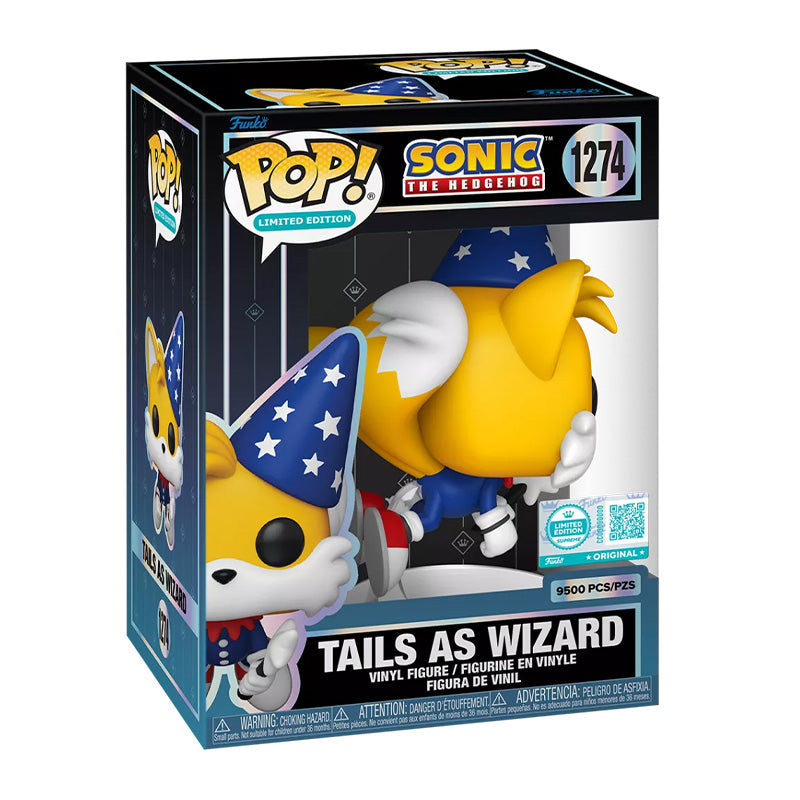 Funko Pop! Sonic the Hedgehog #1274 Tails As Wizard Limited w/ Protector