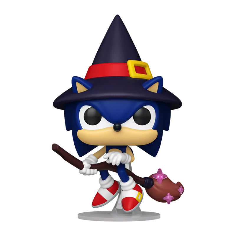 Funko Pop! Sonic The Hedgehog Sonic On Broom #1251 Limited w/ Protector