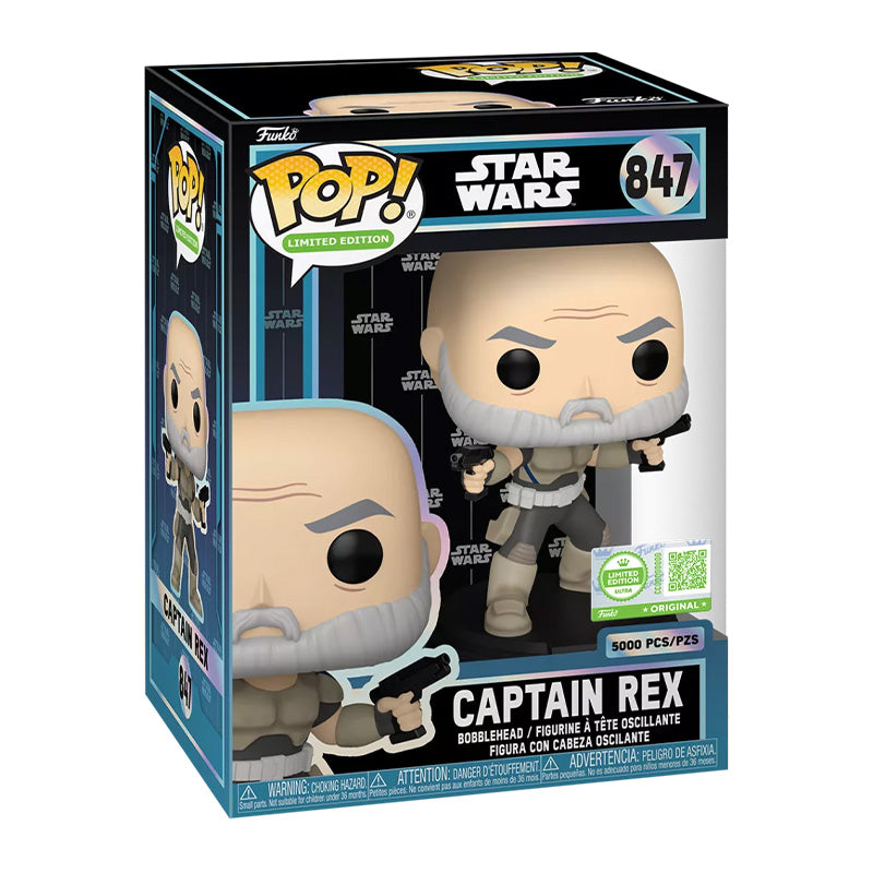 Funko Pop! Star Wars Captain Rex Limited Edition #847 w/ Protector