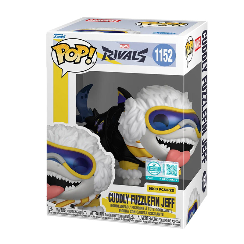 Funko Pop Vinyl Marvel Rivals - Cuddly Fuzzlefin Jeff (Limited Edition) #1152