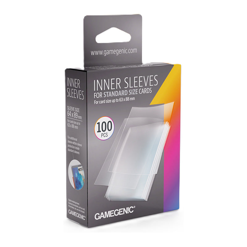 Gamegenic 100ct  Inner Sleeves 64x89mm