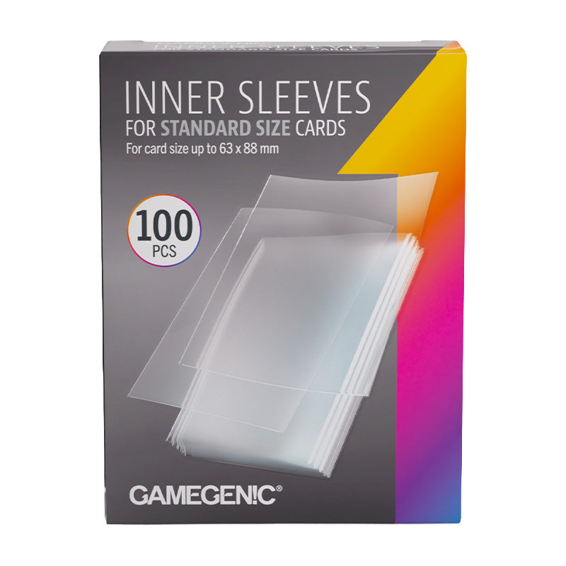 Gamegenic 100ct  Inner Sleeves 64x89mm