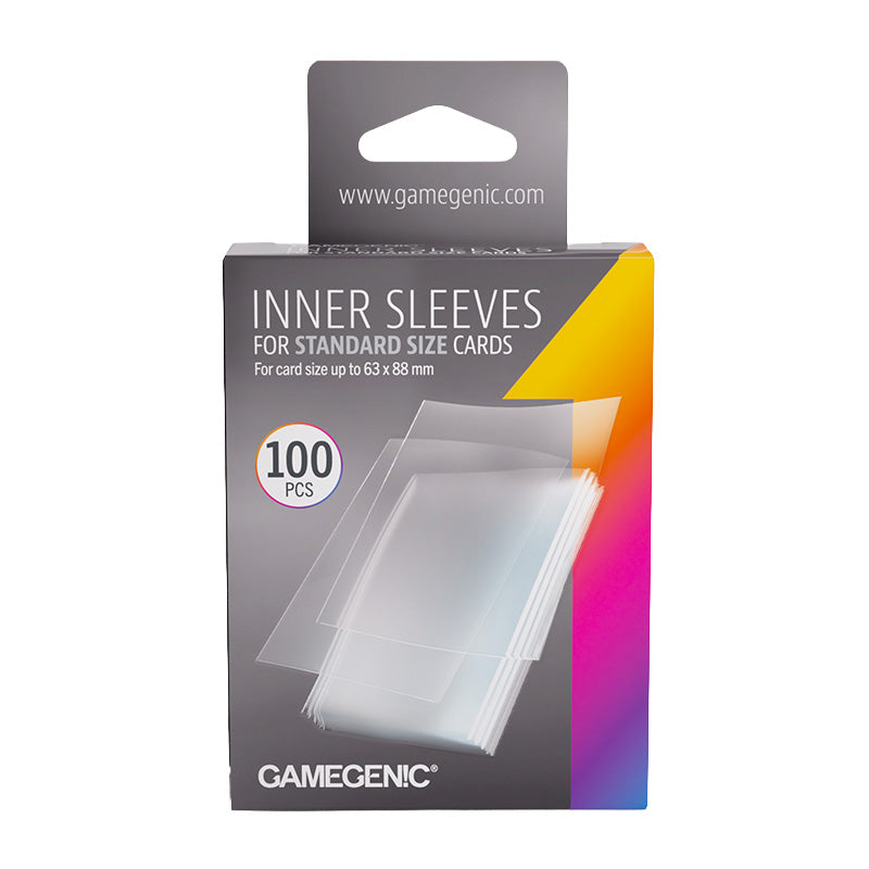 Gamegenic 100ct  Inner Sleeves 64x89mm