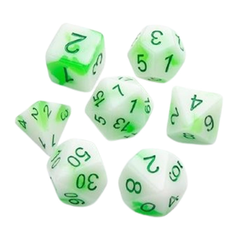 Gamegenic Glow Series Venom Stones RPG Dice Set (7 pcs)
