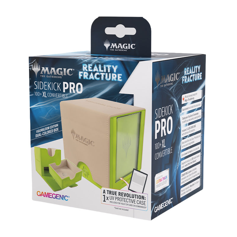 Gamegenic Magic The Gathering Reality Fracture Sidekick PRO 100+ XL Vigorbloom Deck Box