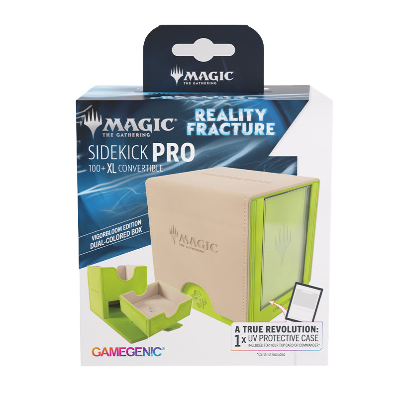 Gamegenic Magic The Gathering Reality Fracture Sidekick PRO 100+ XL Vigorbloom Deck Box