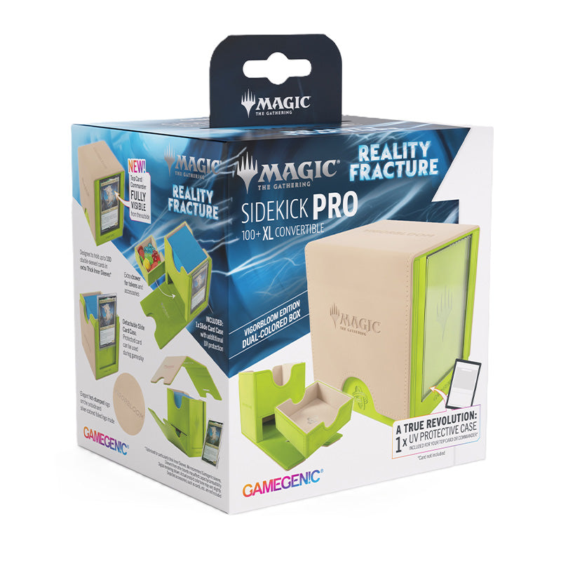 Gamegenic Magic The Gathering Reality Fracture Sidekick PRO 100+ XL Vigorbloom Deck Box