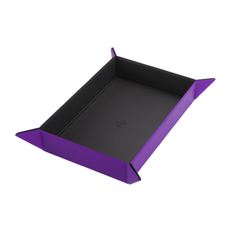 Gamegenic Magnetic Dice Tray Rectangular Black/Purple