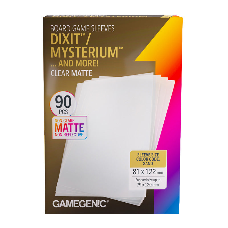 Gamegenic Matte Board Game Sleeves Dixit Mysterium 81mm x 122mm 90pc