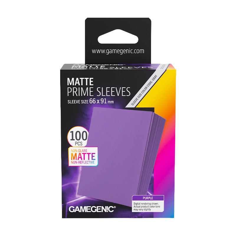 Gamegenic Matte Prime 100ct Purple Sleeves