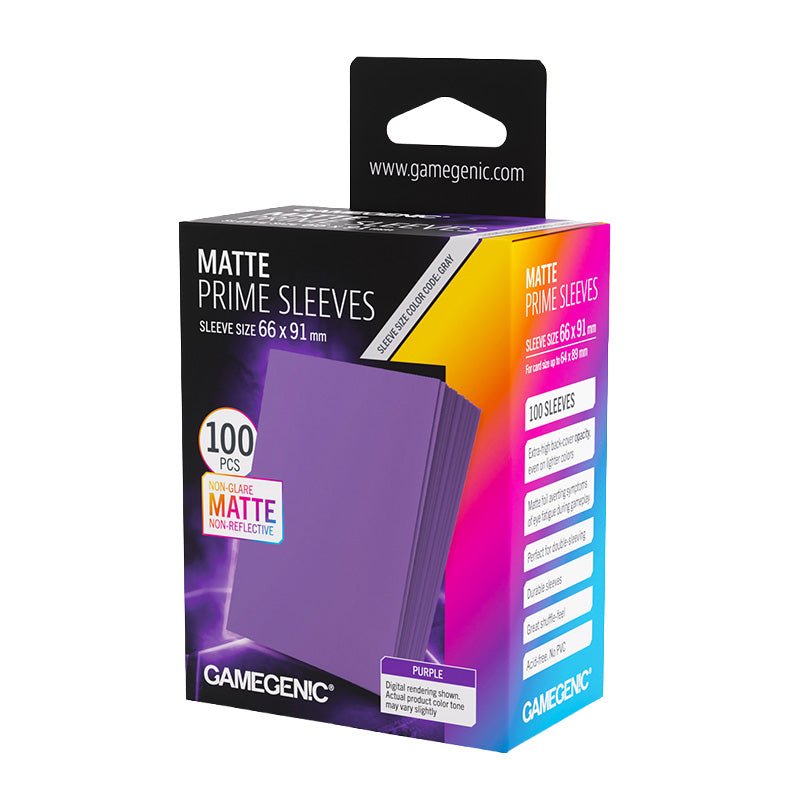 Gamegenic Matte Prime 100ct Purple Sleeves