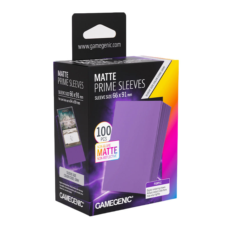 Gamegenic Matte Prime 100ct Purple Sleeves