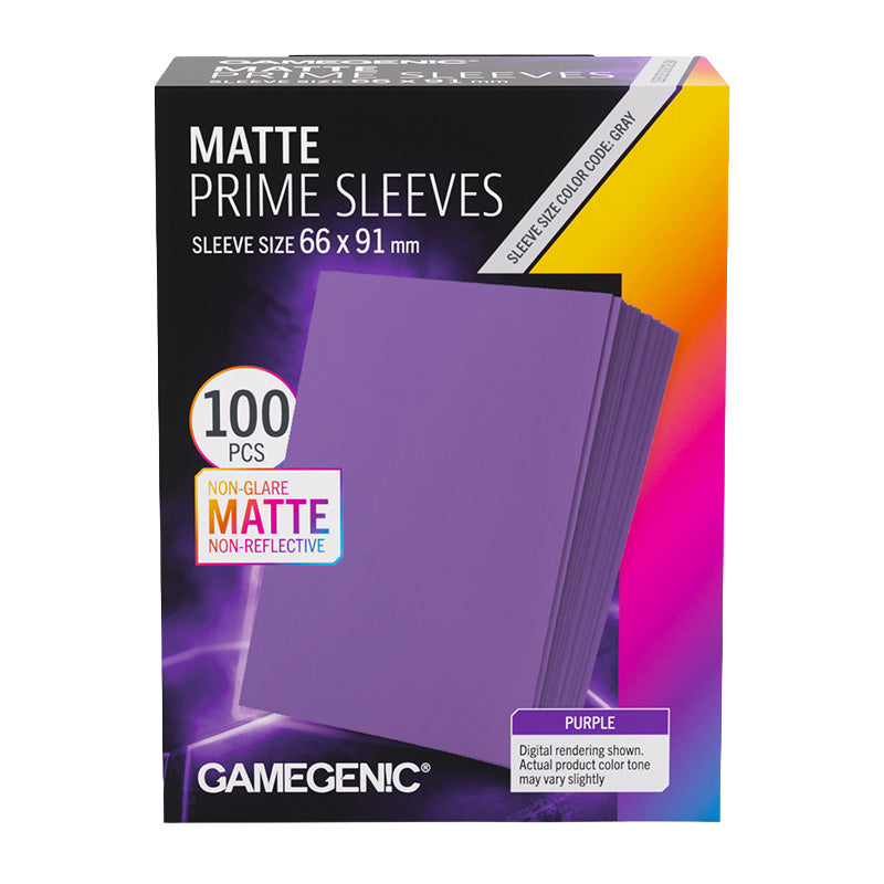 Gamegenic Matte Prime 100ct Purple Sleeves