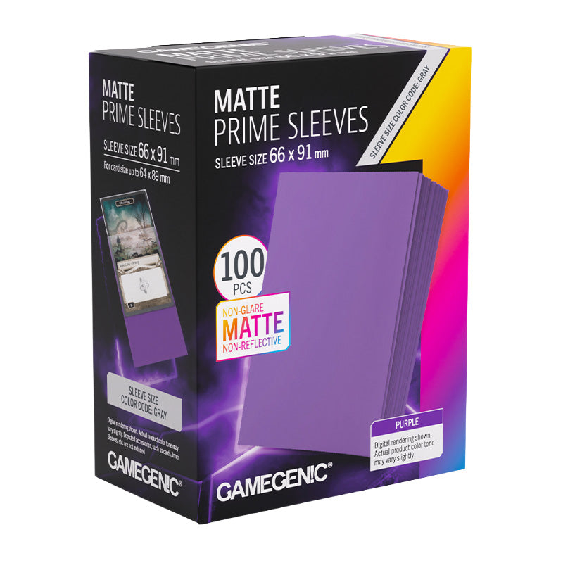 Gamegenic Matte Prime 100ct Purple Sleeves