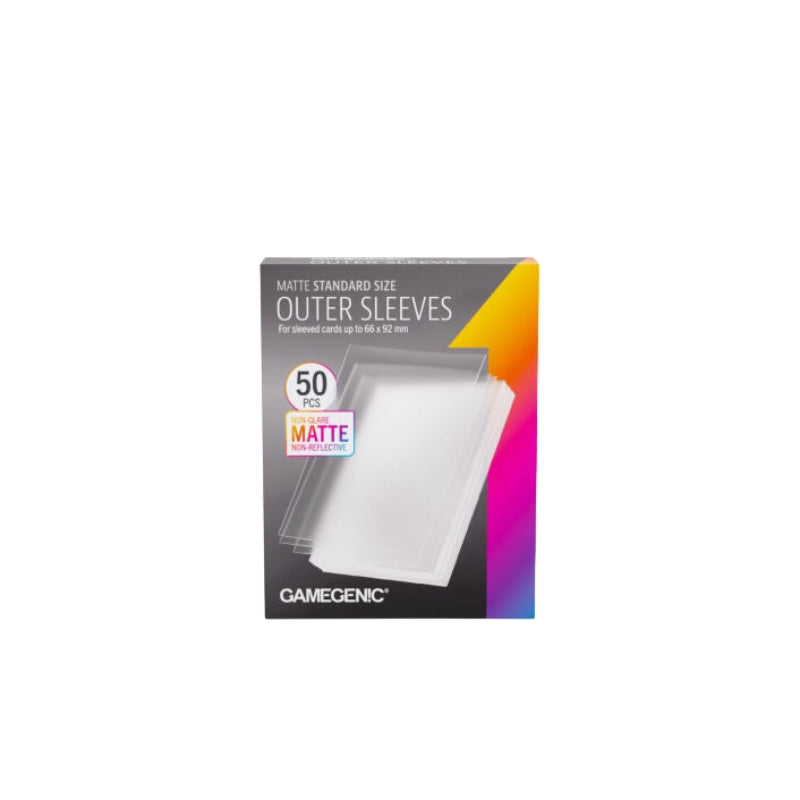 Gamegenic Outer Sleeves Prime Matte Standard Size (50 Sleeves Per Pack)